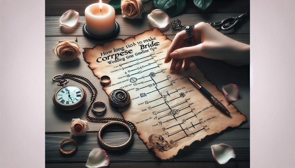 How long did it take to make Corpse Bride - Wedding Timeline Tips 8 How long did it take to make Corpse Bride – Wedding Timeline Tips