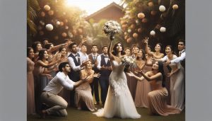 What is a Wedding Bouquet Toss: Tradition Explained