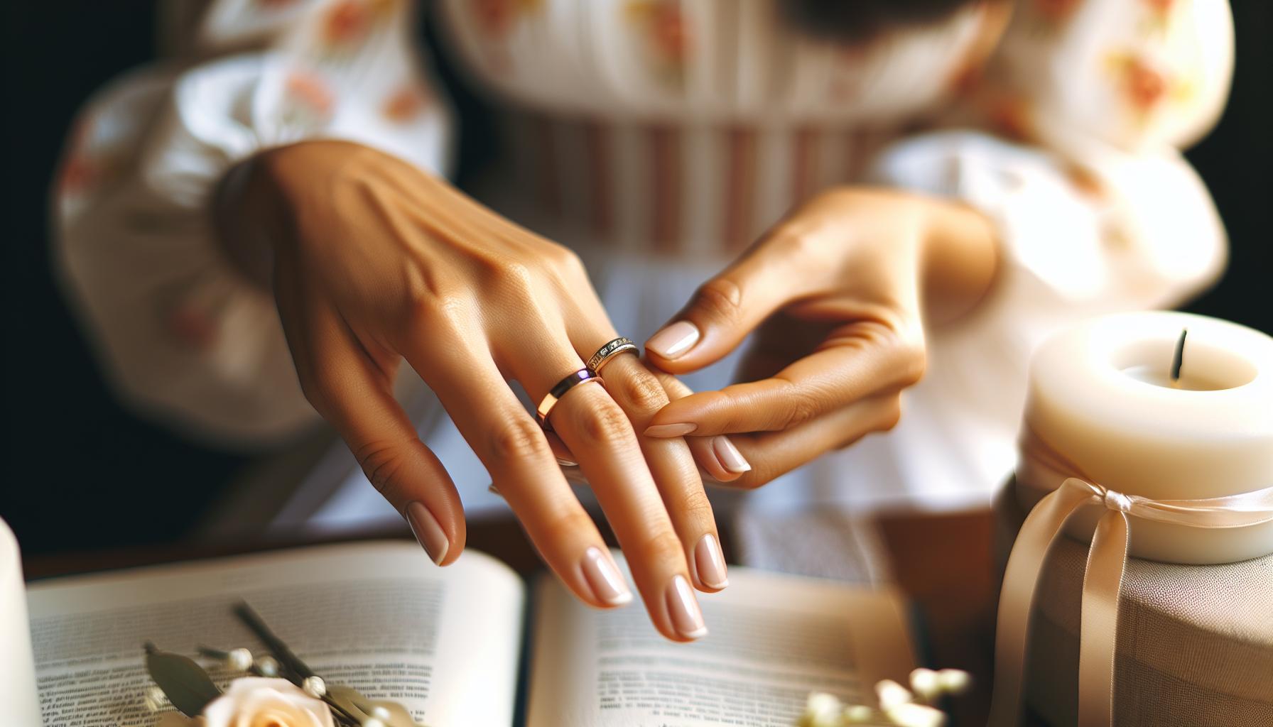Which Ring Goes On First Engagement And Wedding Band? » ReverieMag.com