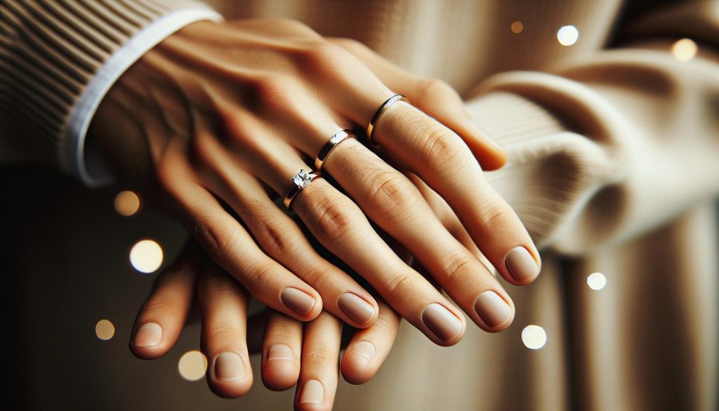How to Wear Wedding Band and Engagement Ring Properly