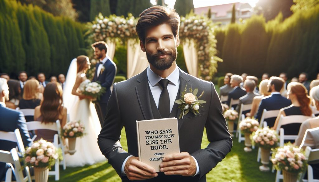Who Says You May Now Kiss the Bride: Ceremony Officiant Guide 4 Who Says You May Now Kiss the Bride: Ceremony Officiant Guide