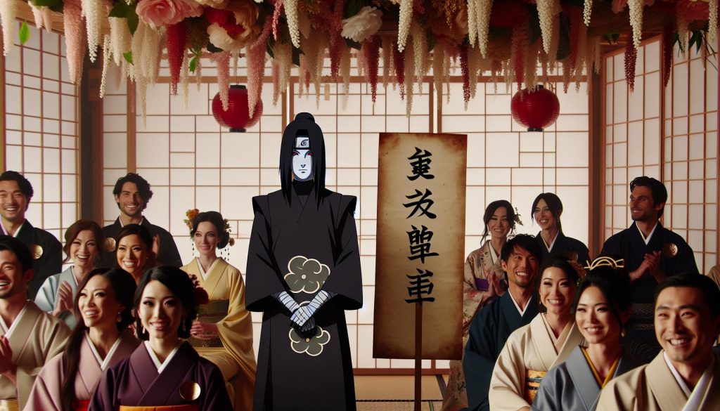 What Did the Sign Say Behind Orochimaru in Naruto Wedding Episode