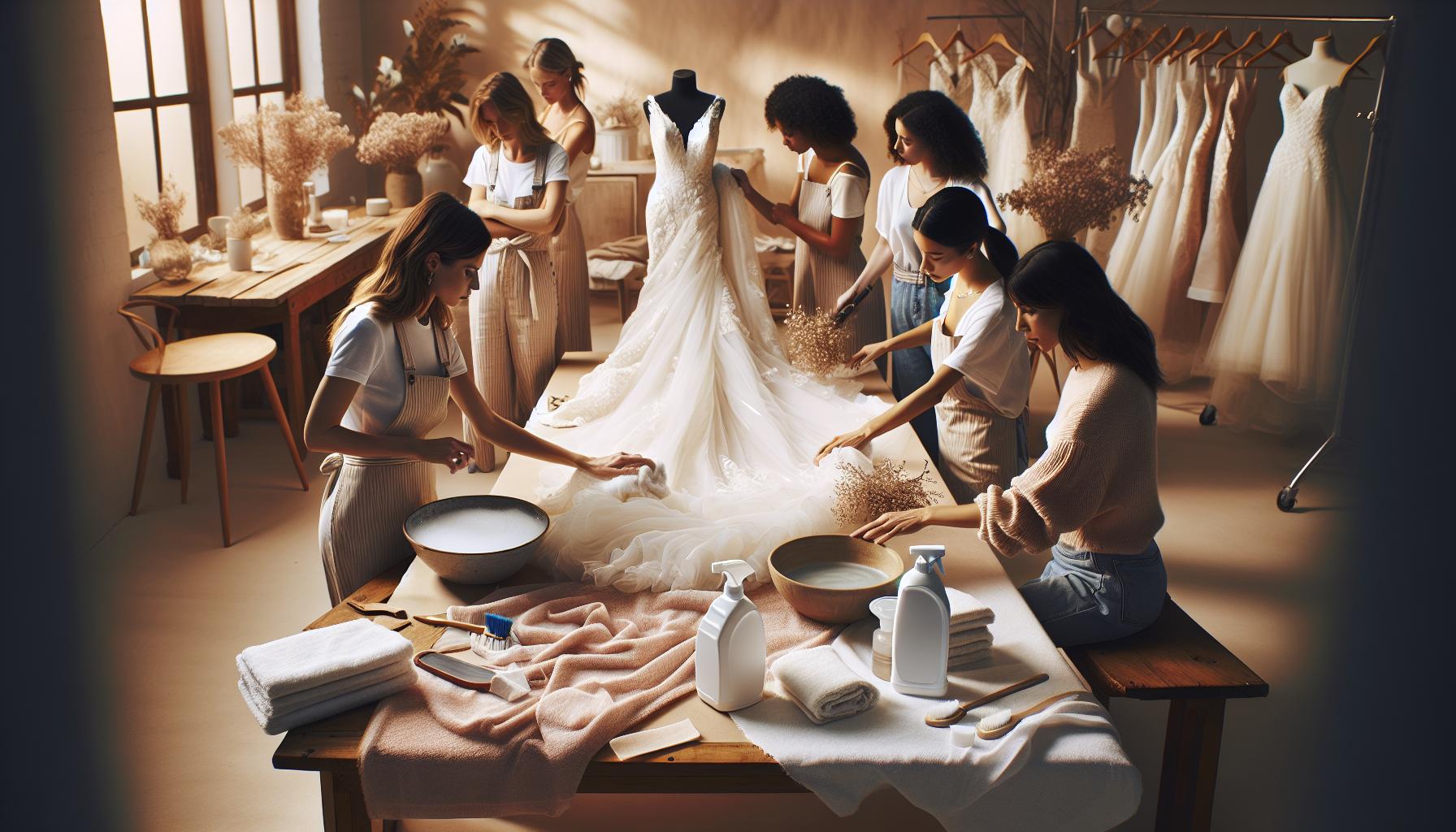 Step-by-Step Guide to Cleaning Your Wedding Dress