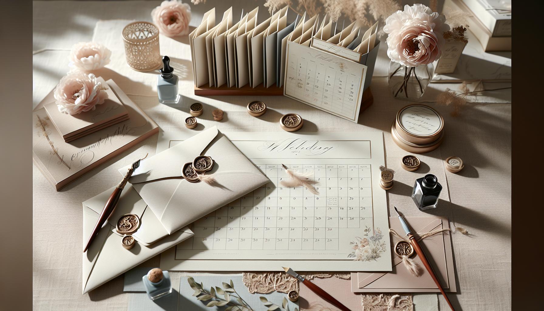 When Do Wedding Invitations Go Out? Timeline Tips 3 The Perfect Wedding Invitation Mailing Schedule