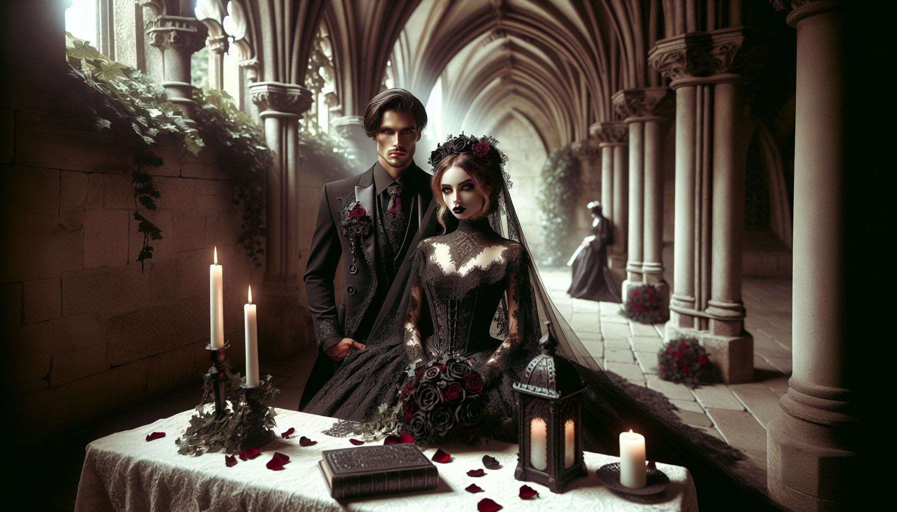 Gothic Wedding Elements: A Blend of Love and the Macabre