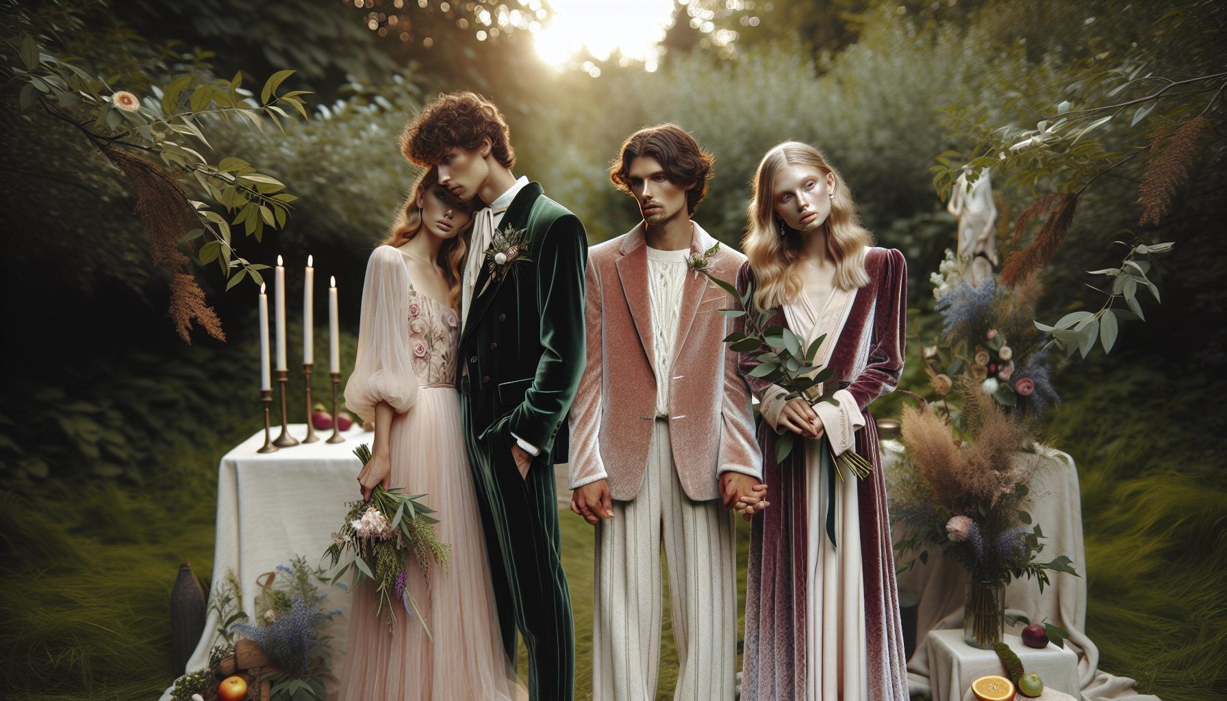 Seasonal Wedding Attire: Best Colors and Fabrics