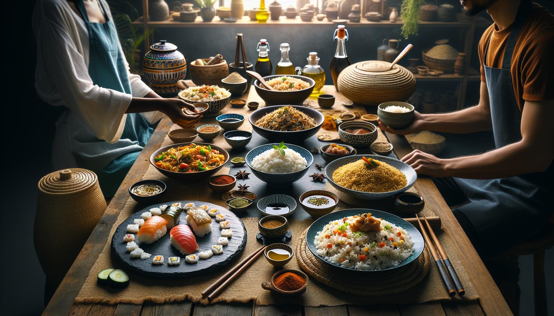 Variations of the Rice Tradition Worldwide