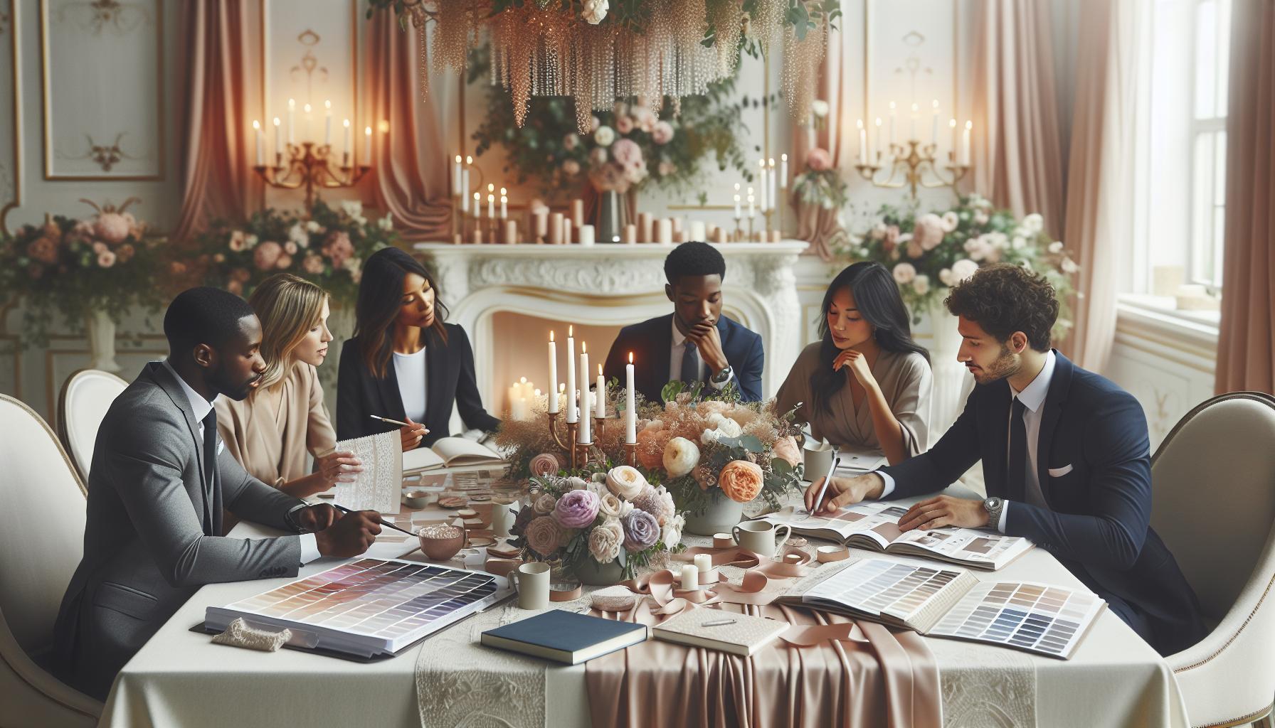 How to Choose Formal Wedding Colors and Themes