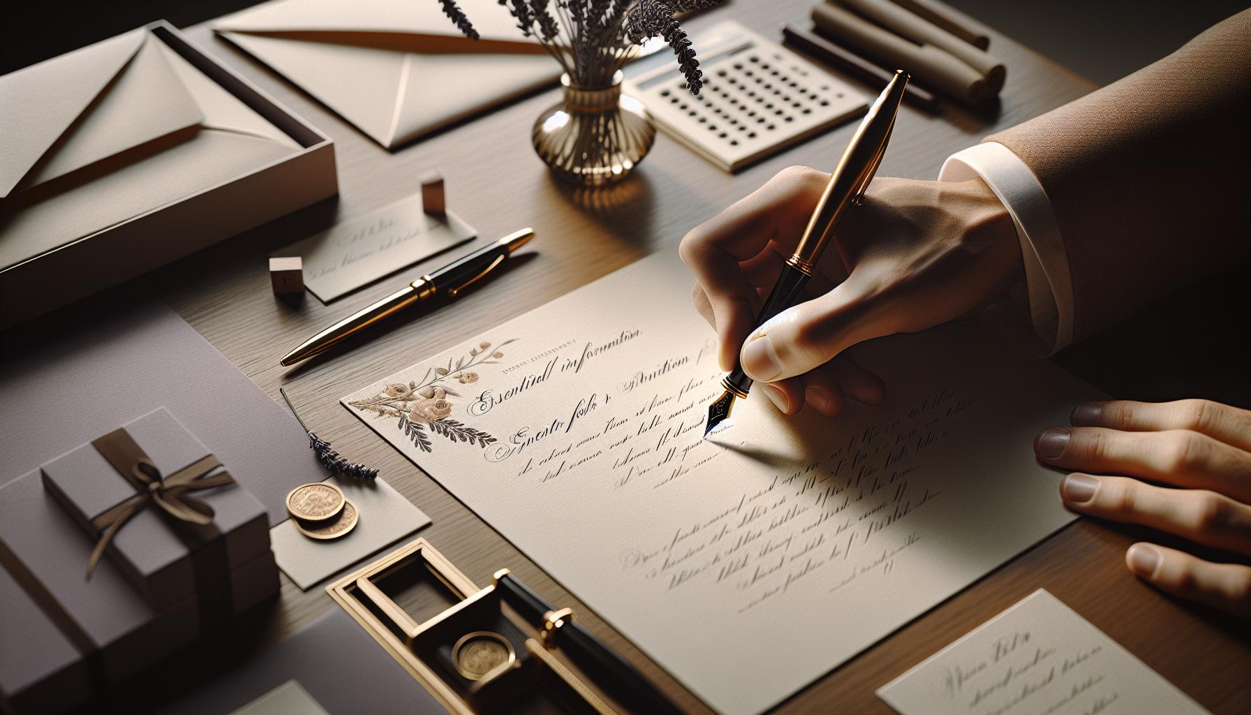 What to Include in Wedding Invitation: Complete Checklist 1 Essential Information for Your Invitations