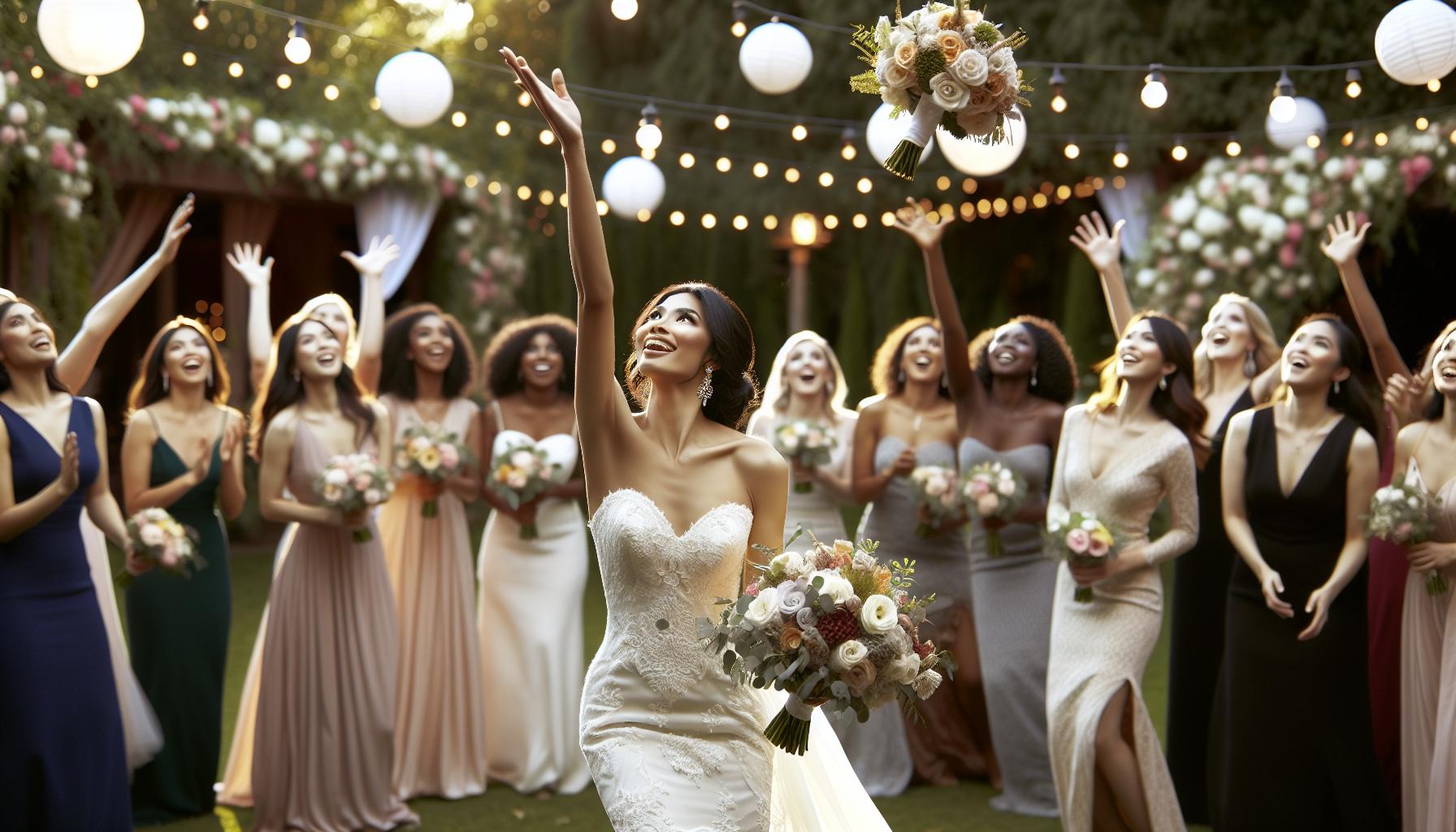What Does a Wedding Bouquet Toss Symbolize?