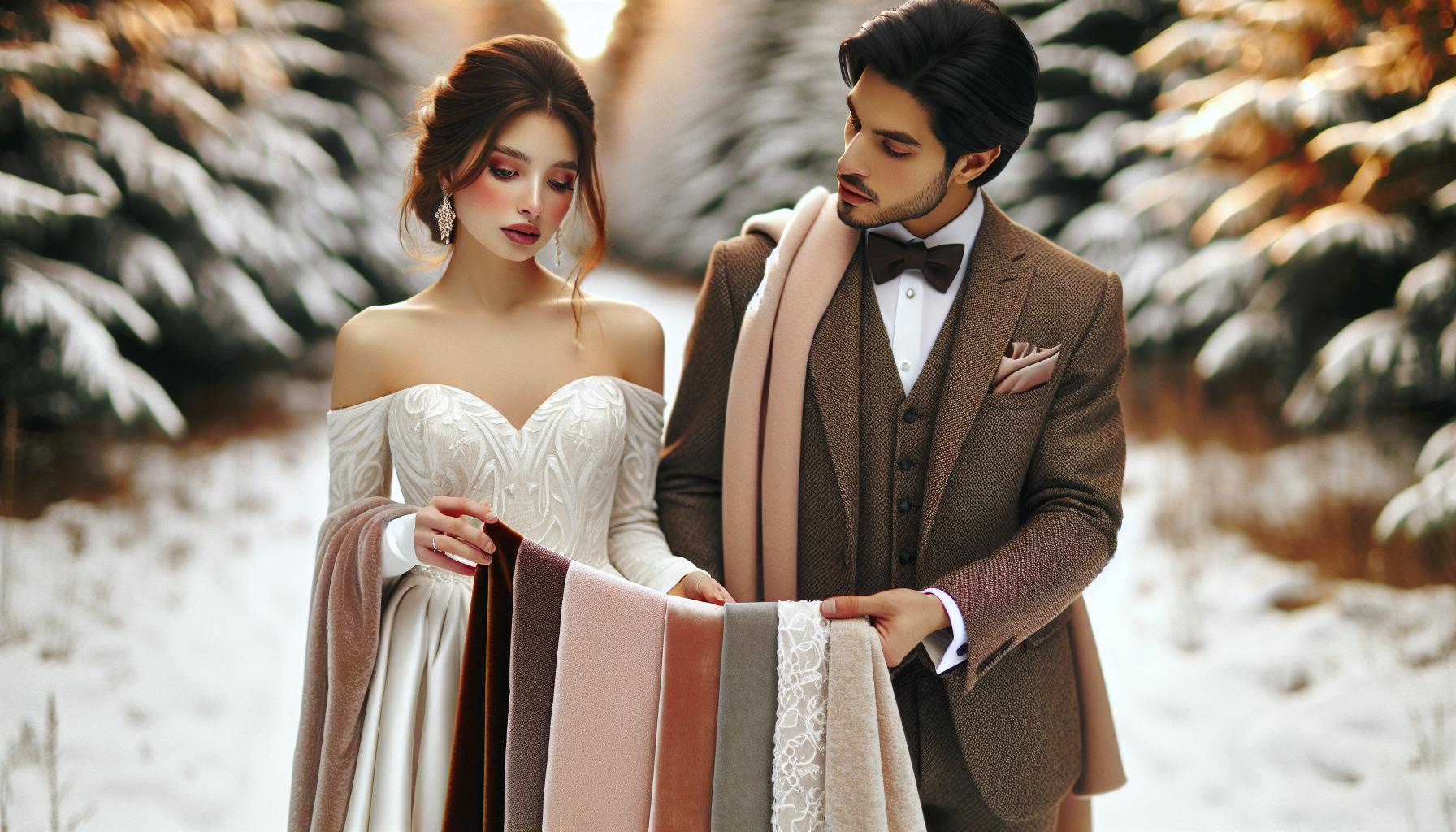 What Fabrics to Choose for Winter Weddings