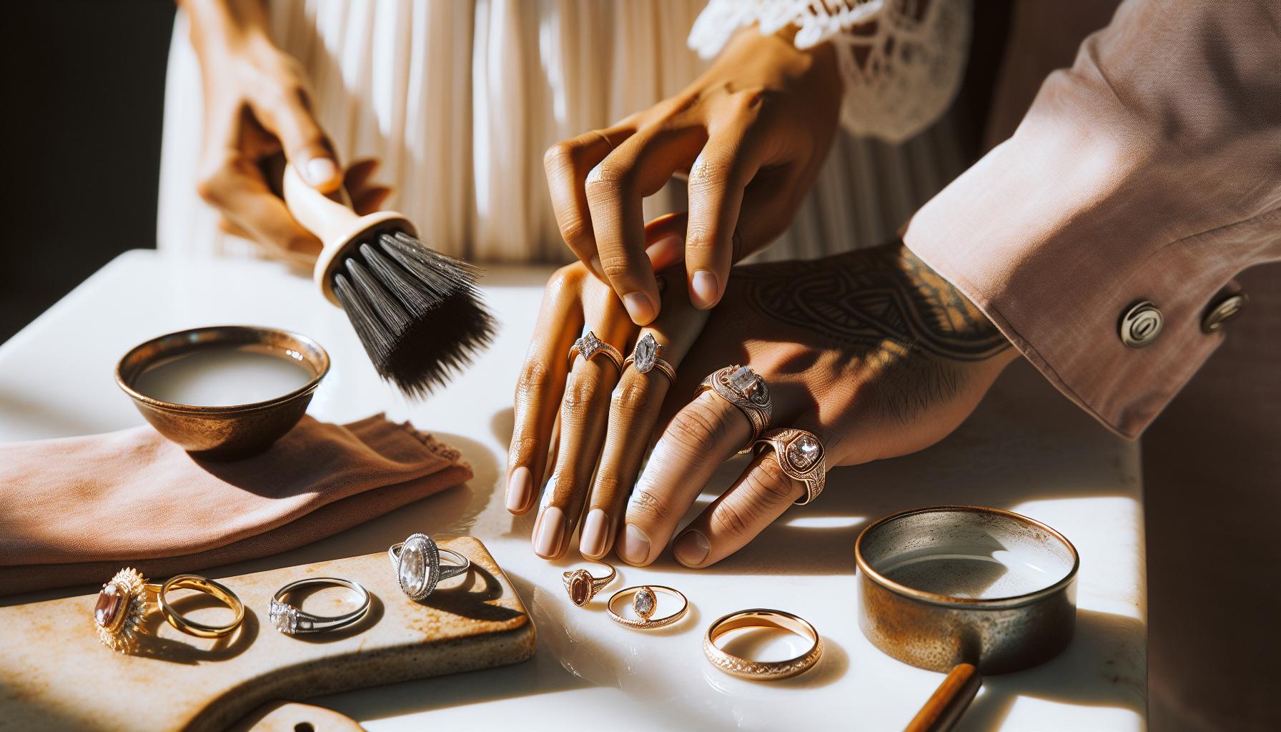 How Do You Wear a Wedding Set? Proper Placement 4 Caring for Your Wedding Set: Maintenance Essentials