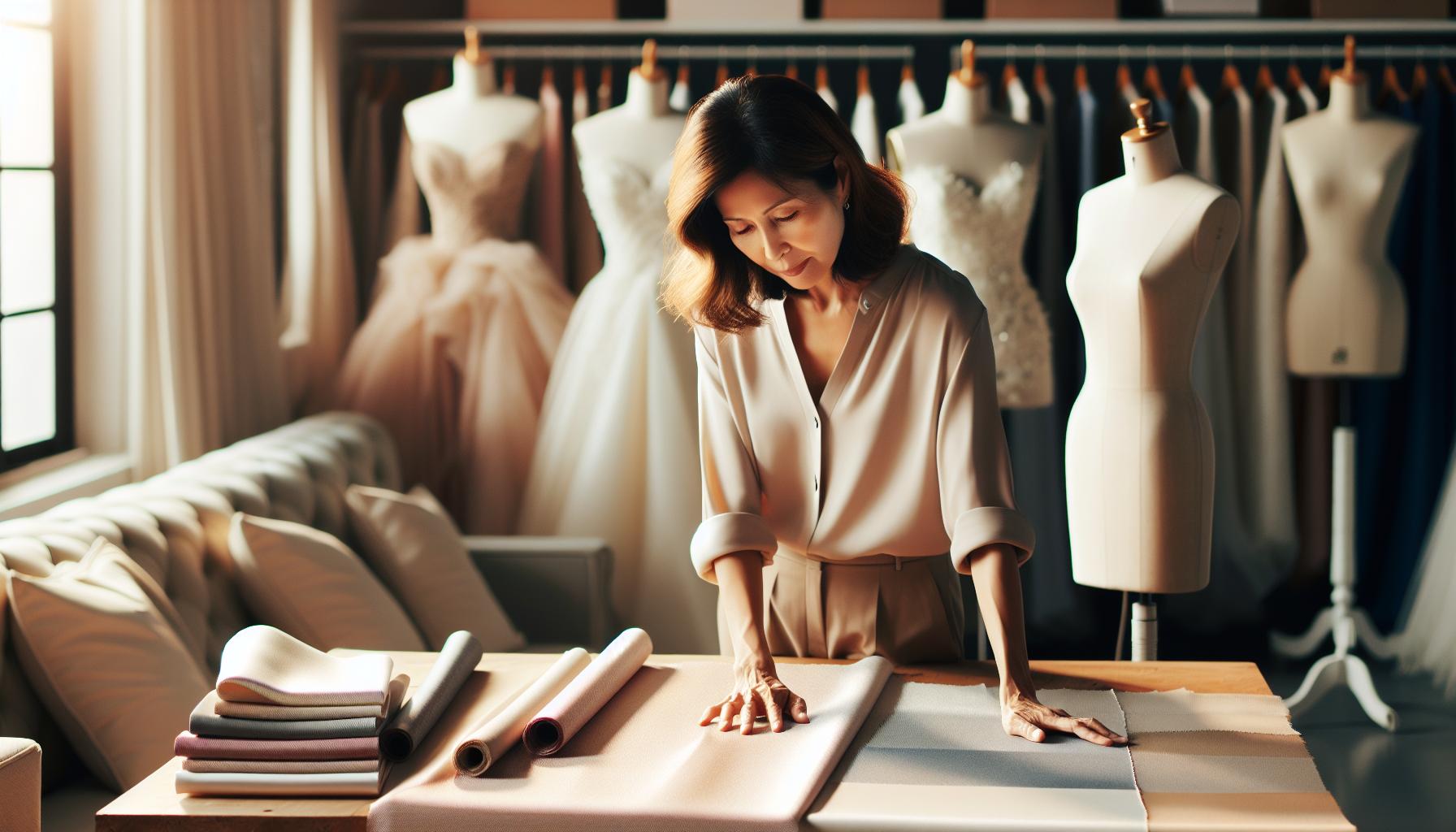 Best Fabrics for A-Line Wedding Gowns Explained