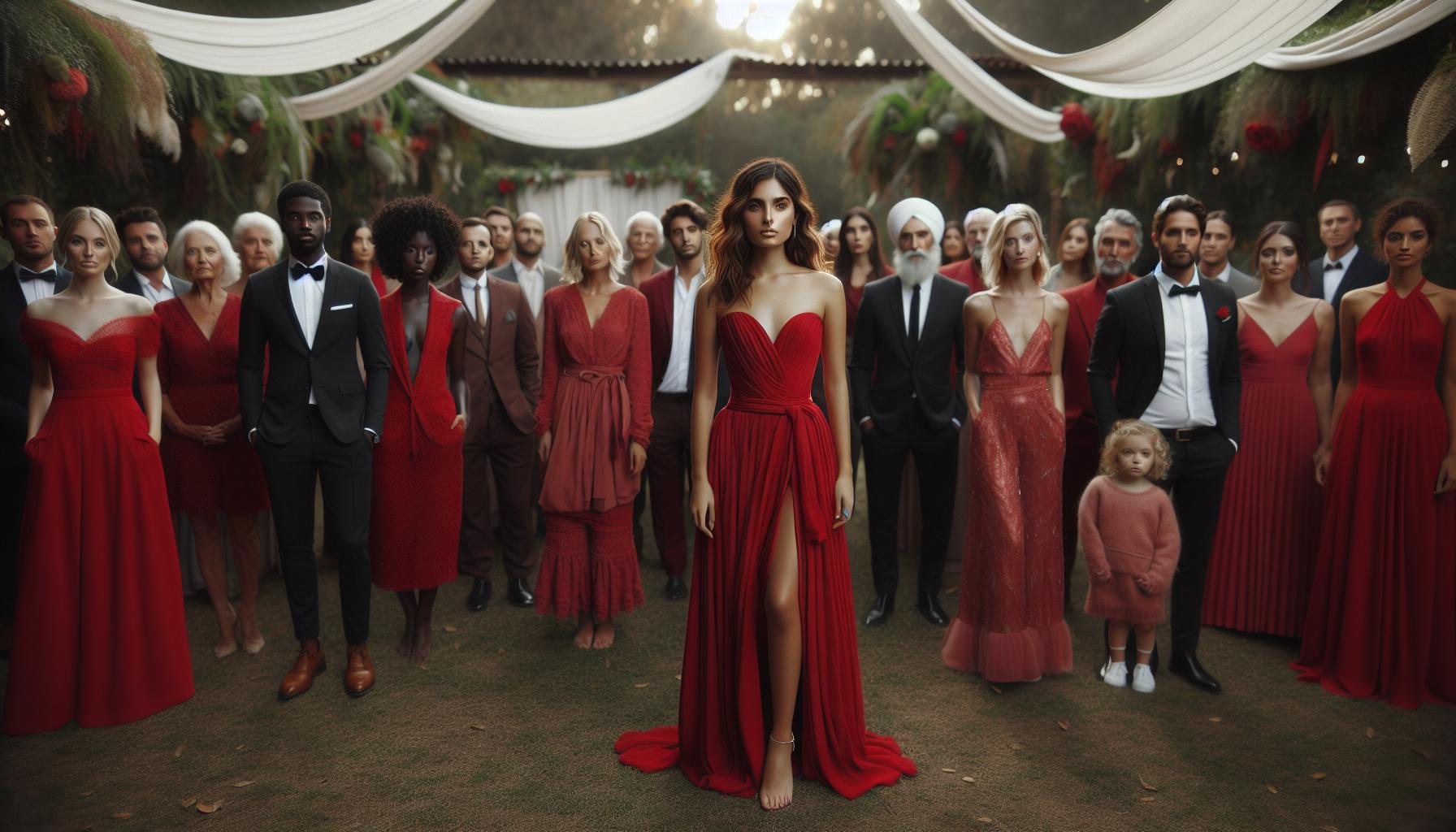 What Wedding Etiquette Experts Say About Wearing Red