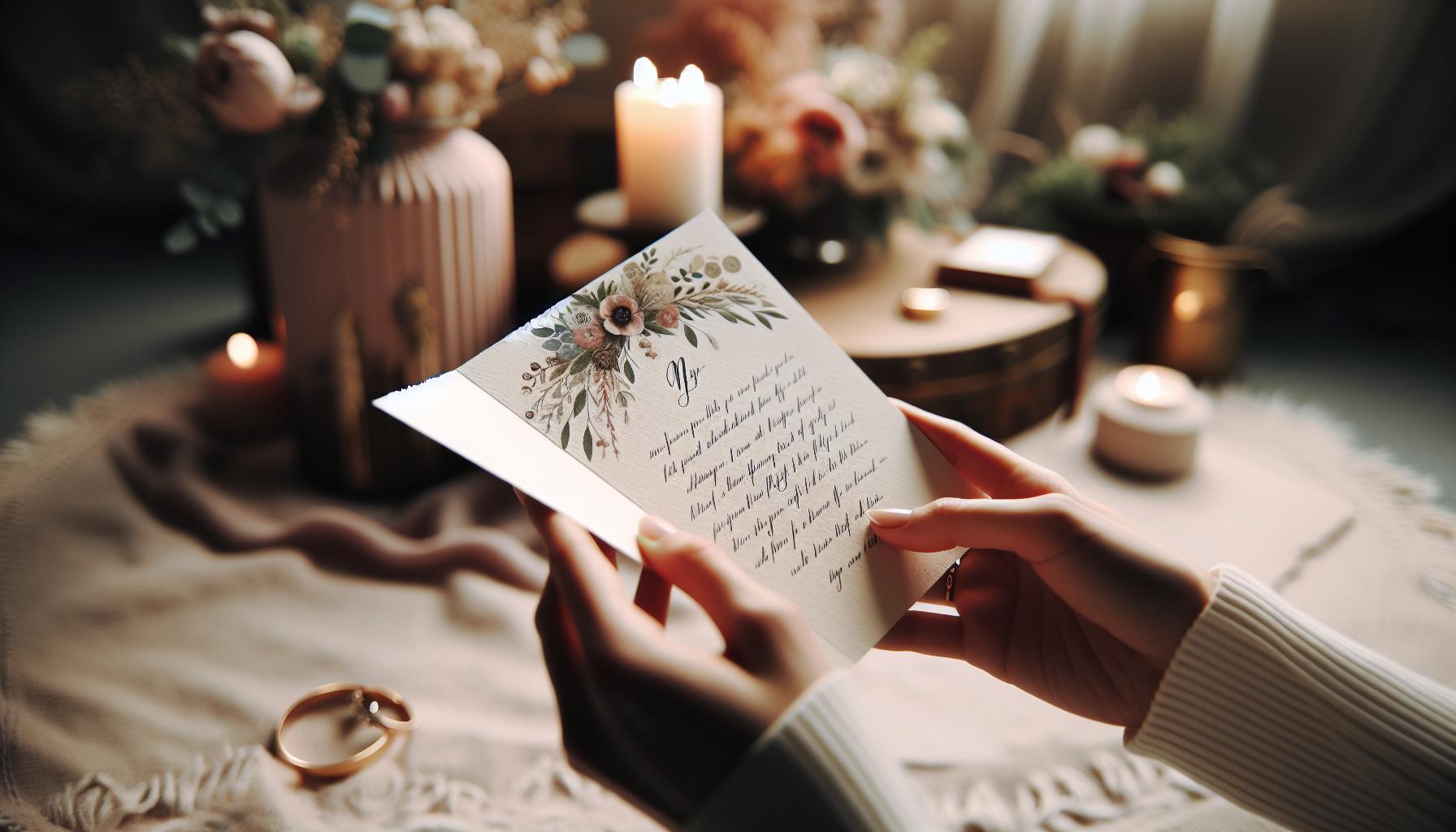 Understanding the Importance of Wedding Card Messages