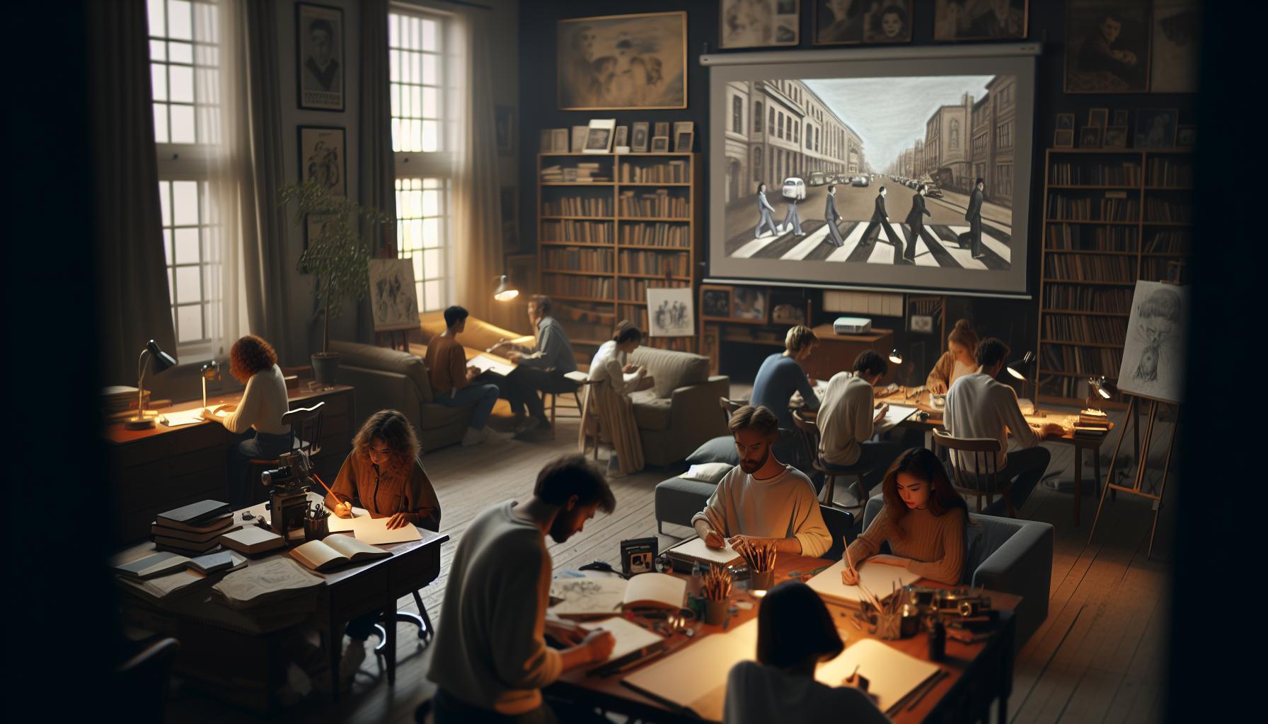 Drawing Inspiration from Literature and Movies