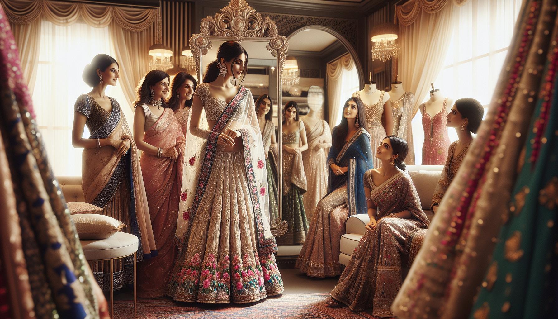 Bridal Attire: Selecting the Perfect Sari or Lehenga