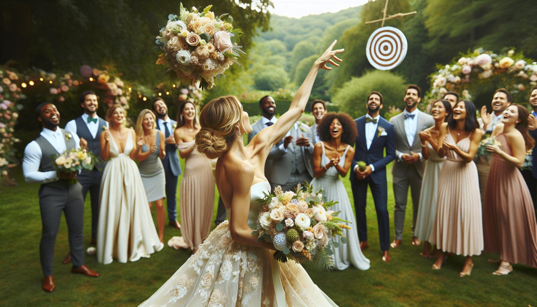 Creative Variations on the Bridal Bouquet Toss